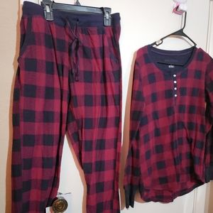 Nautica Plaid Pajama Set